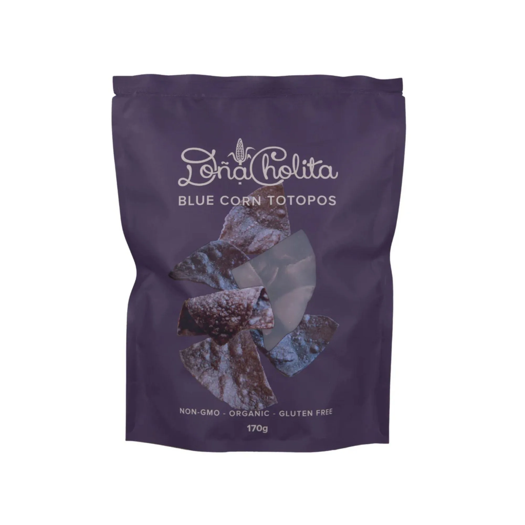 Corn Tortilla Chips - Organic Blue Corn, 3 x 170g — image 1 of 2