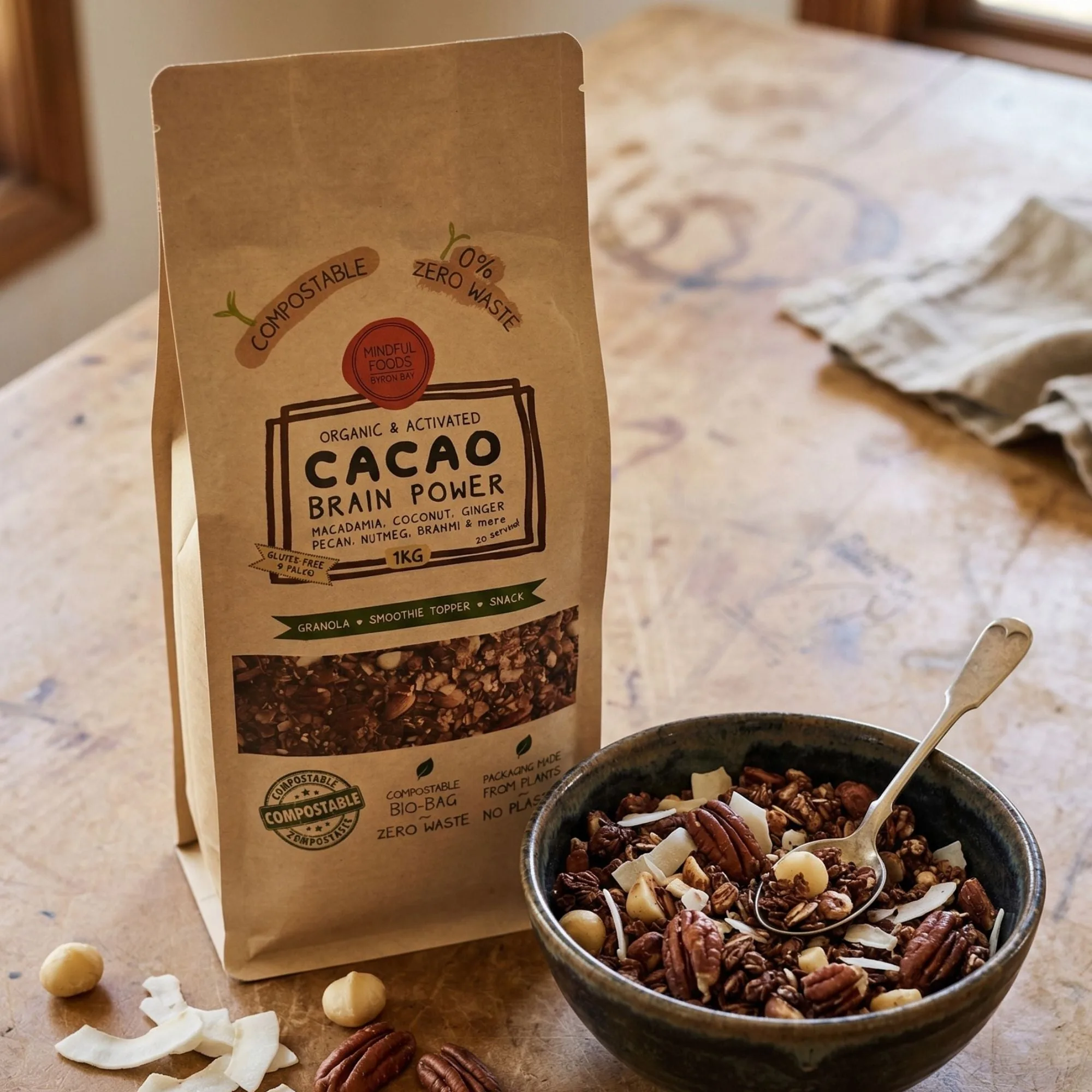 Granola - Cacao Brain Power, Organic & Activated, 1kg — image 1 of 2