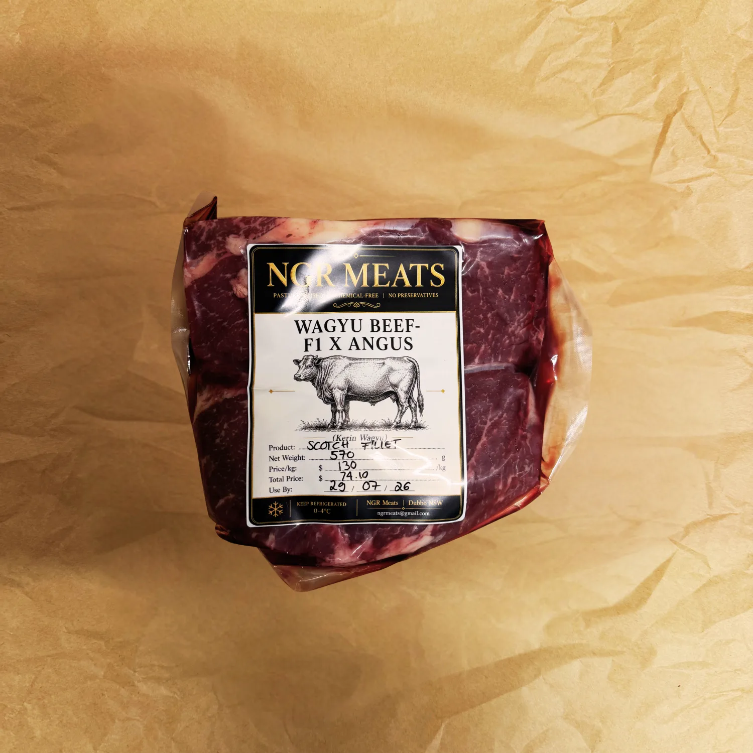 Wagyu F1 x Angus Scotch Fillet