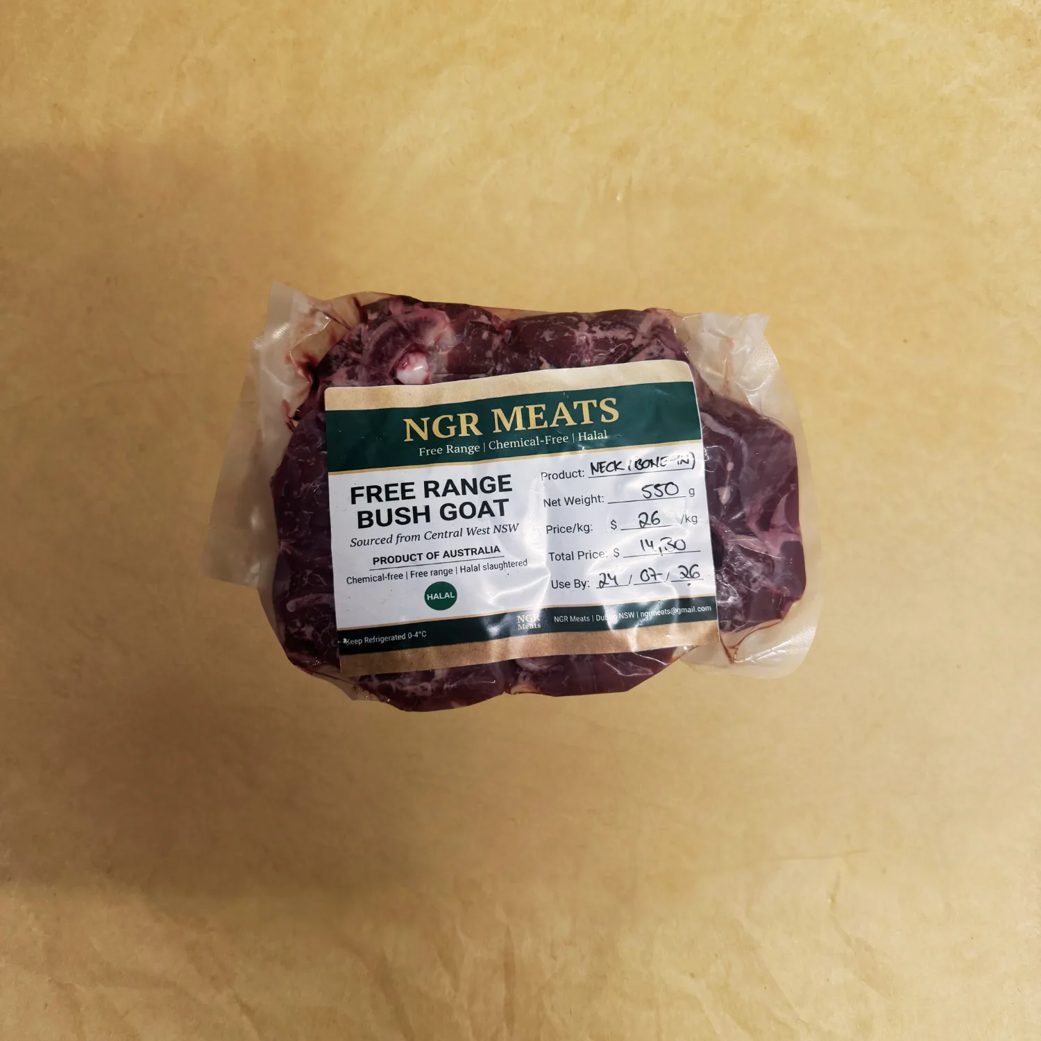 Wild Bush Goat Neck (Bone In)