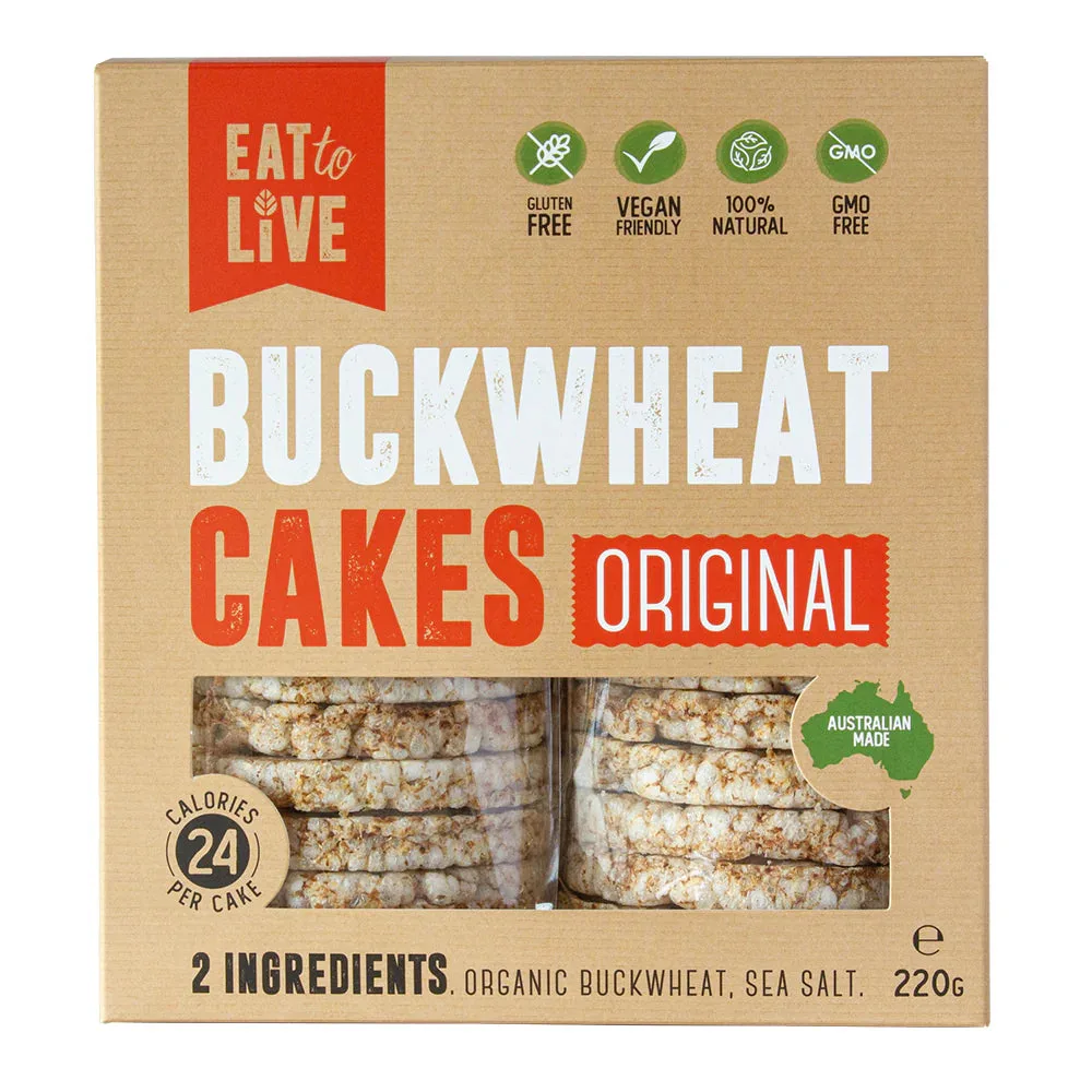 Buckwheat Cakes - Organic, Original, 3 x 220g