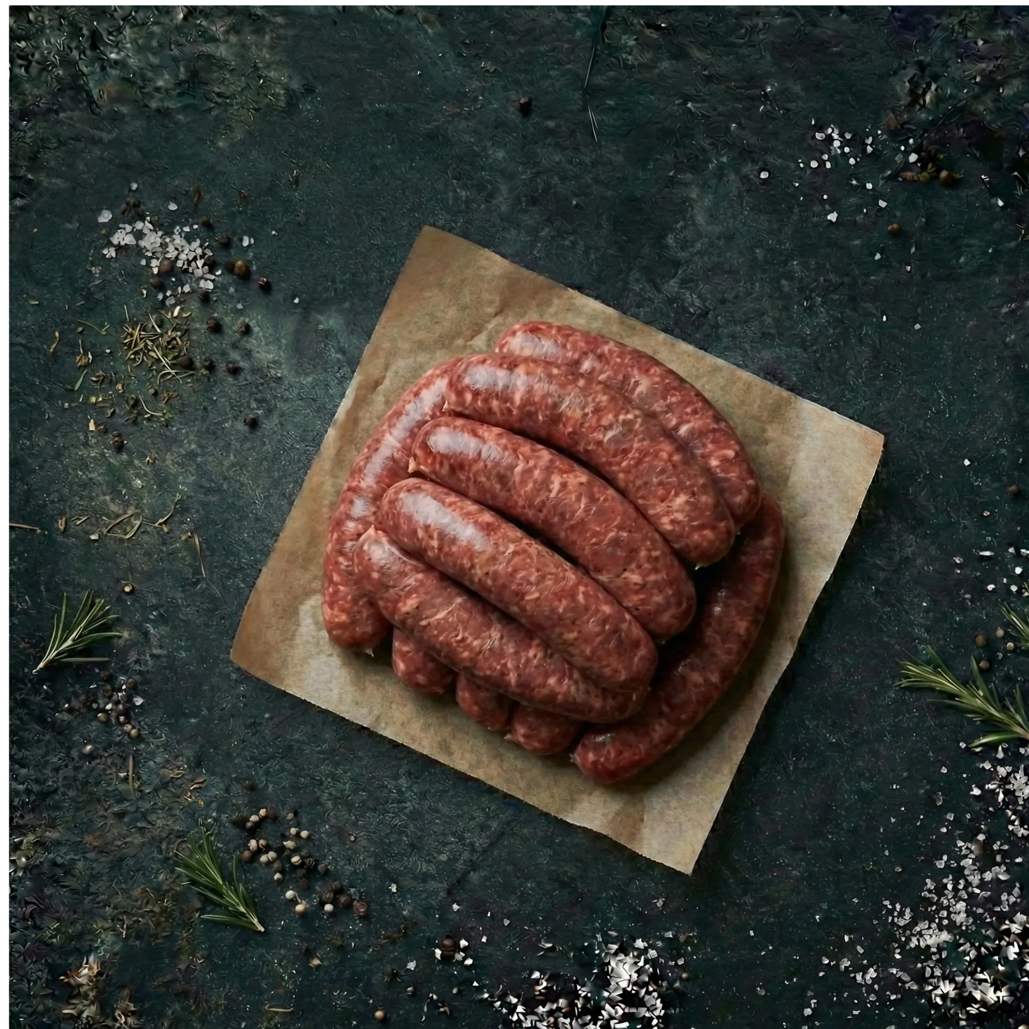 Beef & Liver Sausages - Regeneratively Farmed, 1kg