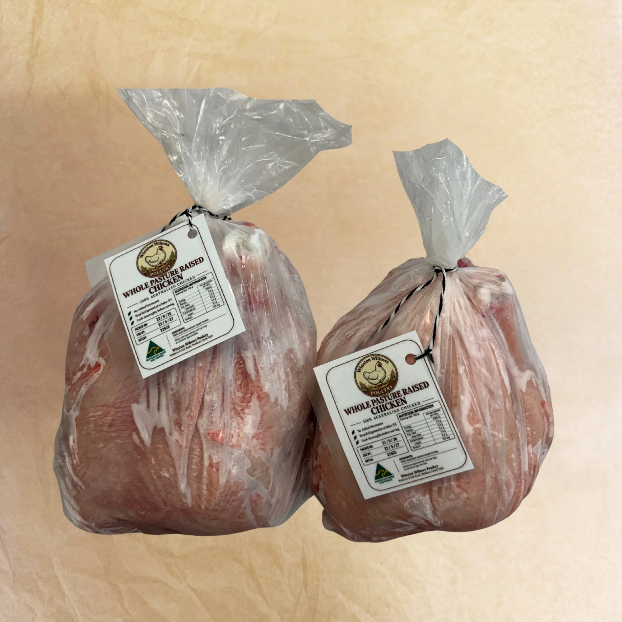 Two pasture-raised whole chickens from Winston Willows in Paterson (2 of 2)