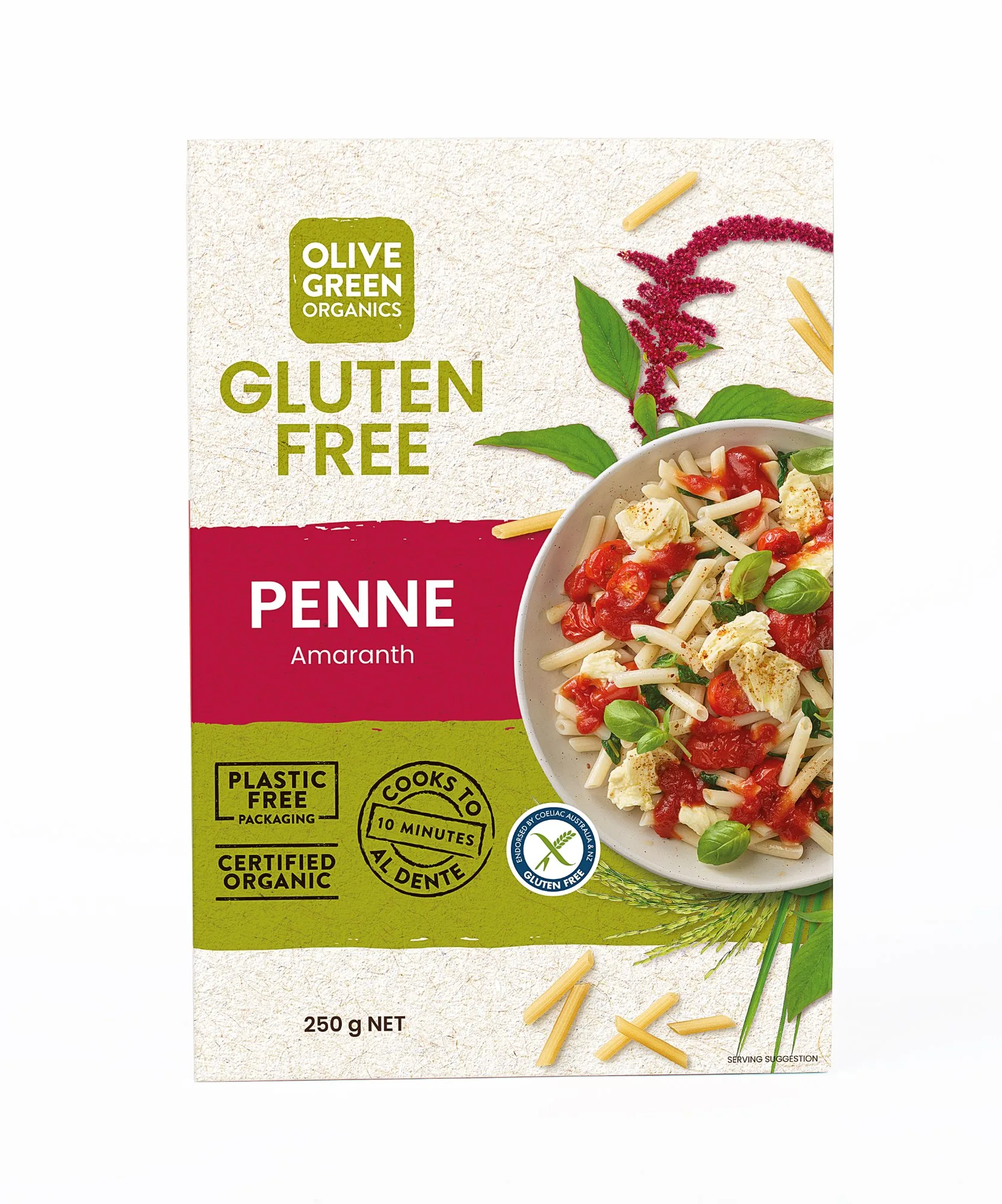 Organic Gluten Free Pasta Penne Amaranth & Rice — image 1 of 2