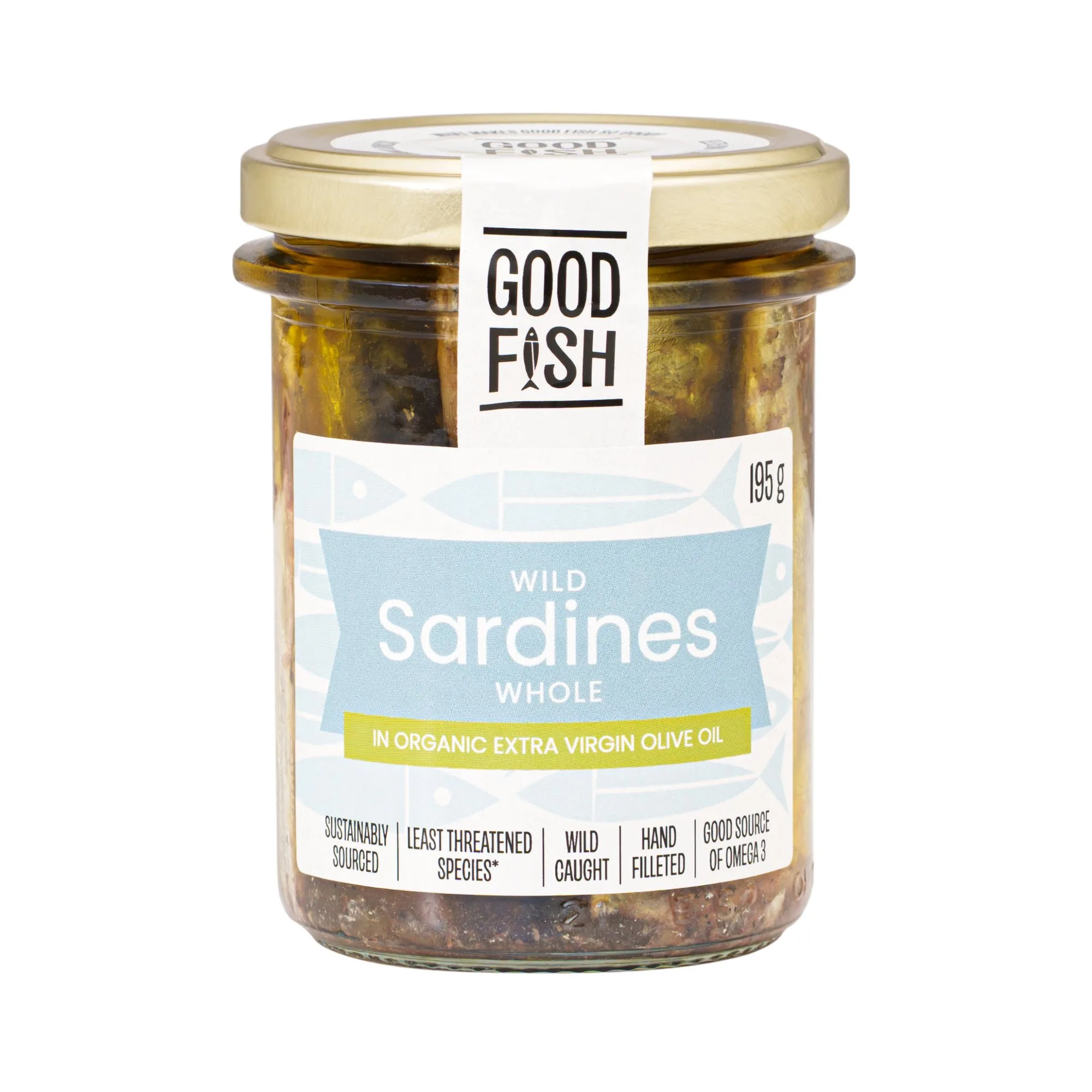 Wild Caught Sardines in Organic EVOO Jar — image 1 of 2