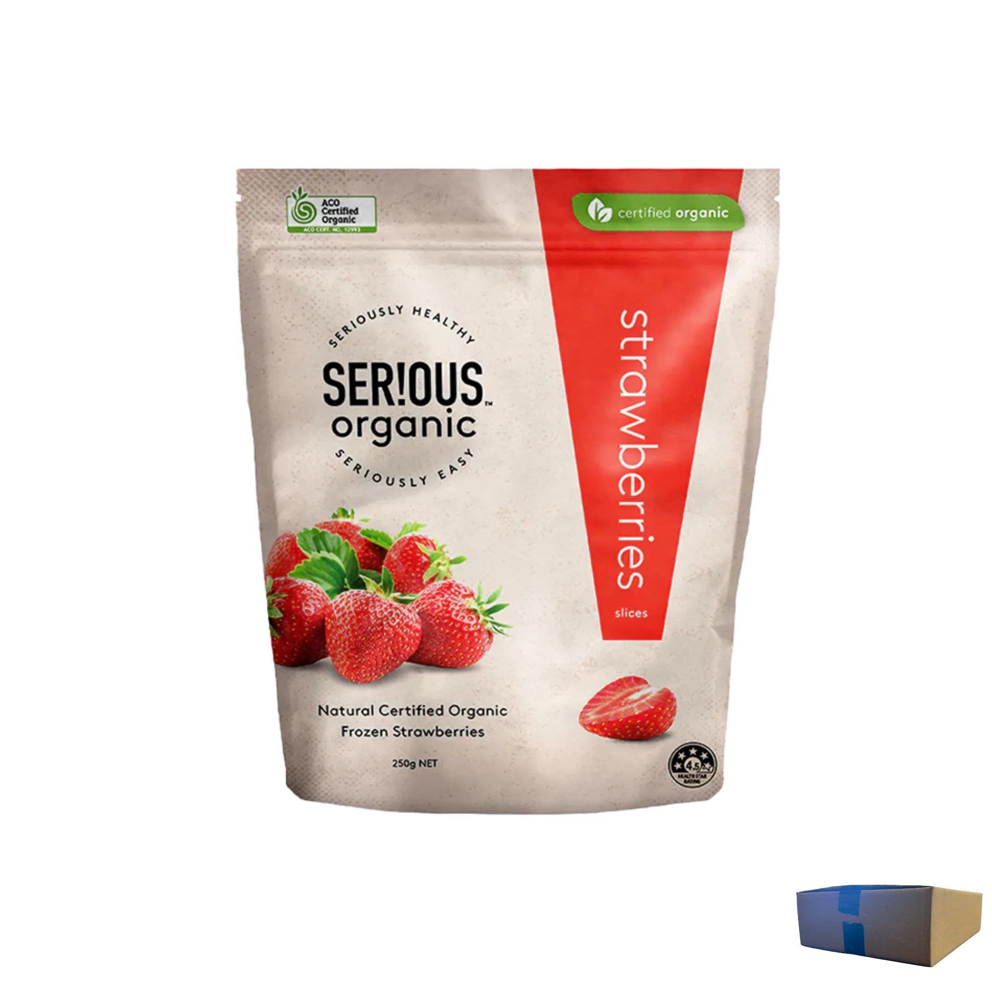 Strawberries - Organic Frozen, 3 x 400g