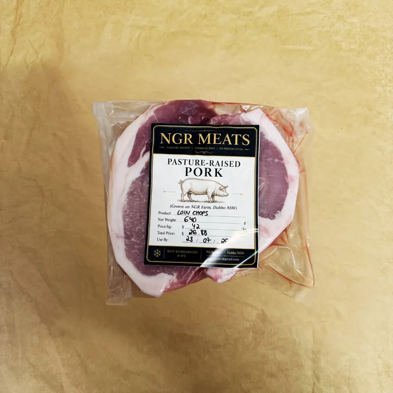 Pasture Raised Berkshire Pork Loin Chops