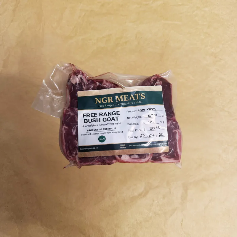 Wild Bush Goat Loin Chops