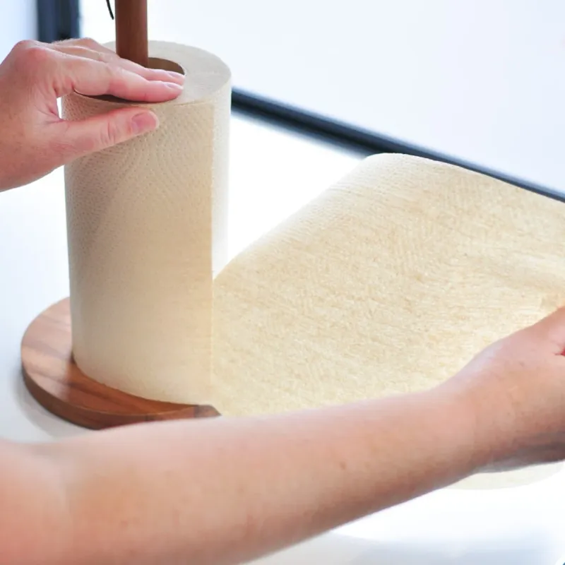 Unbleached Bamboo Paper Towel - 12 Rolls - alternate