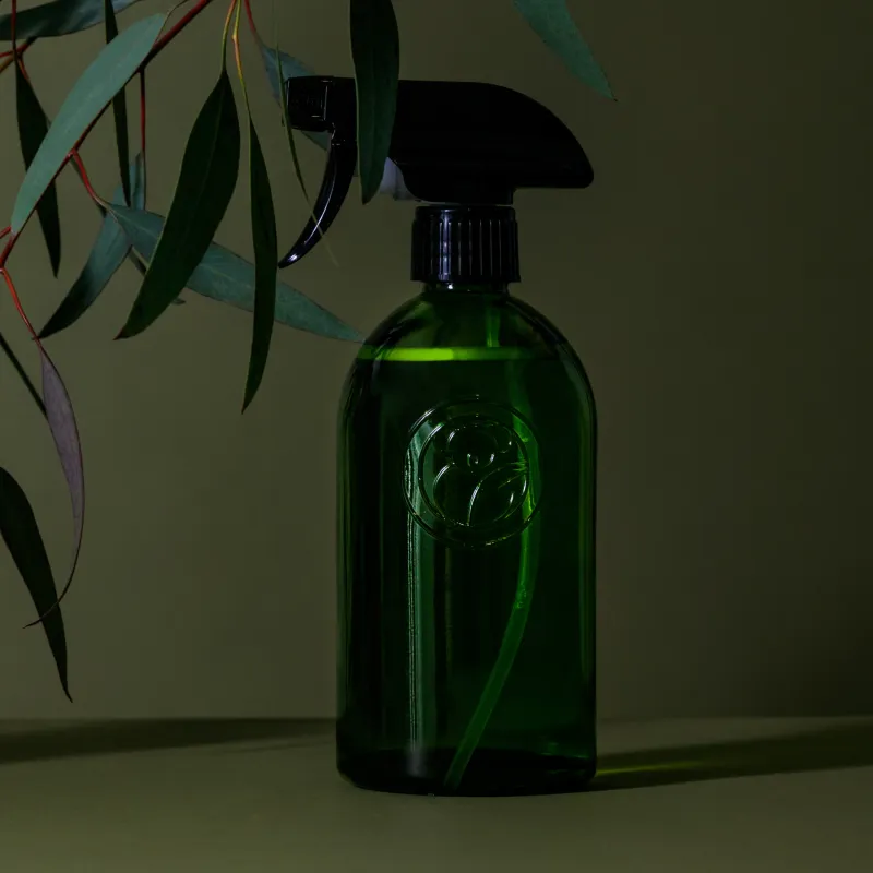 Apothecary Glass Bottle with spray handle - alternate