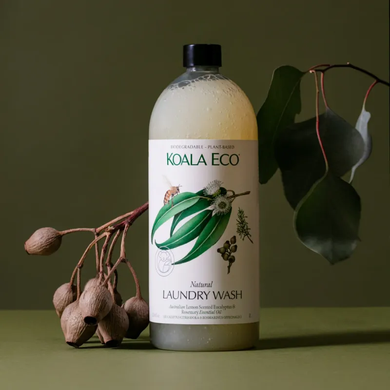 Laundry Wash 1L - Lemon Scented Eucalyptus, Rosemary Essential Oil - alternate