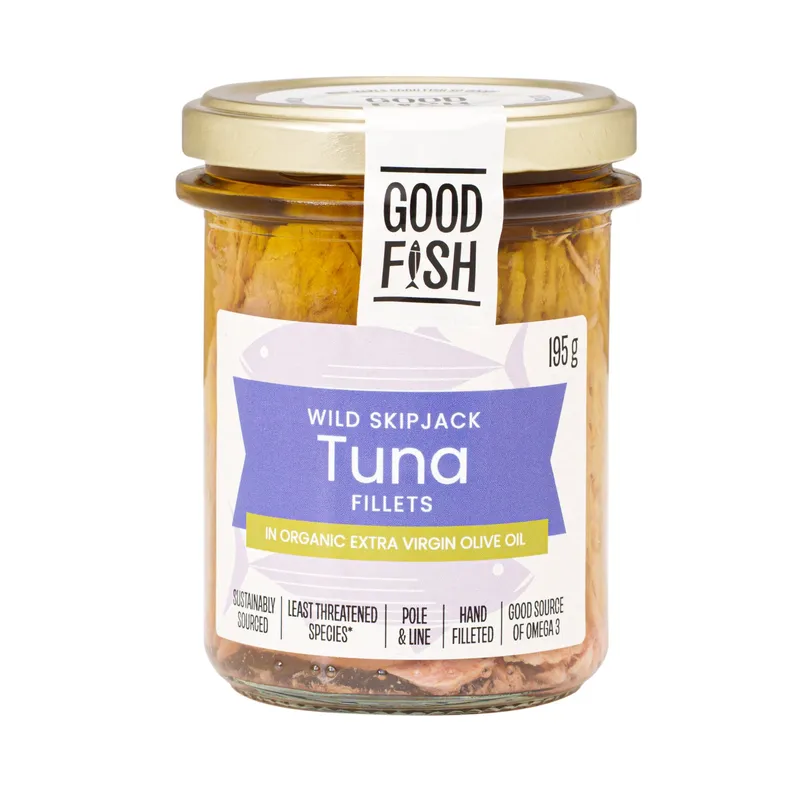 Wild Caught Tuna in Organic EVOO Jar