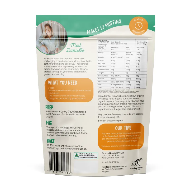 Lunchbox Baking Mix - Savoury Muffin - alternate